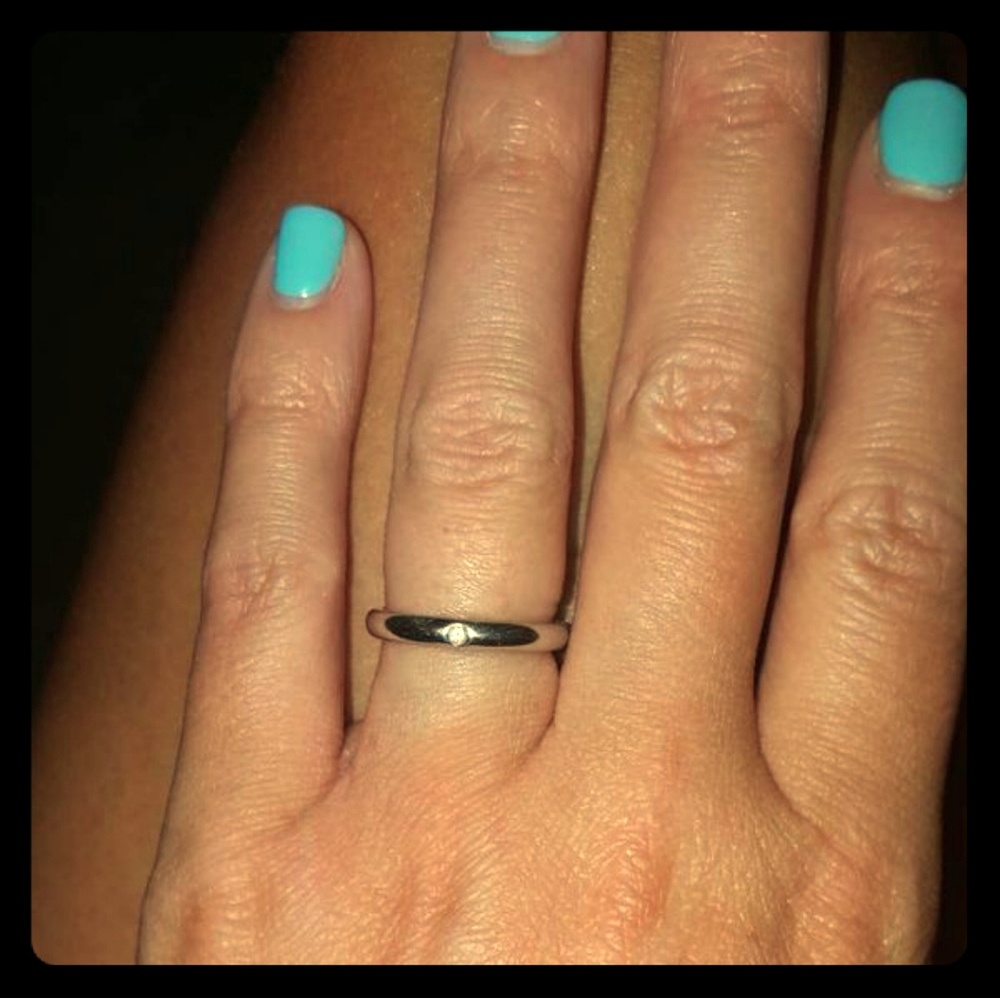 Tiffany and Co Dimond with platinum Band